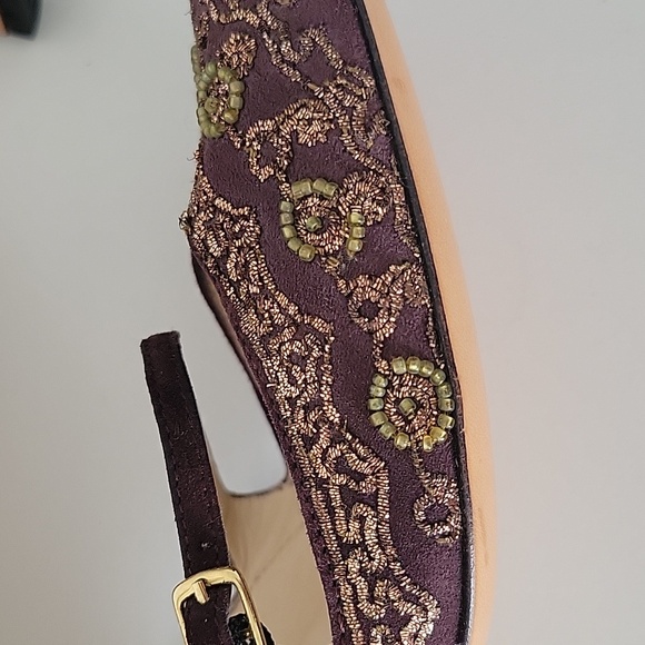 Womens Emma Hope Purple Suede  Shoes Size 39 - Picture 4 of 8